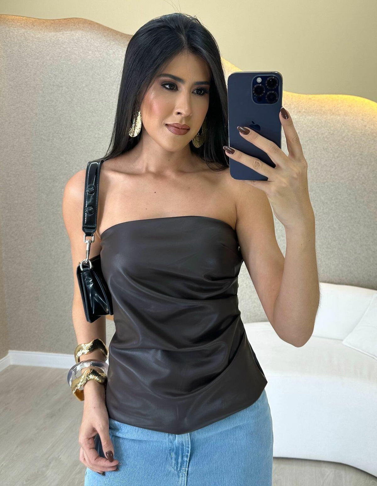 BLUSA GIOVANA - Chocolate